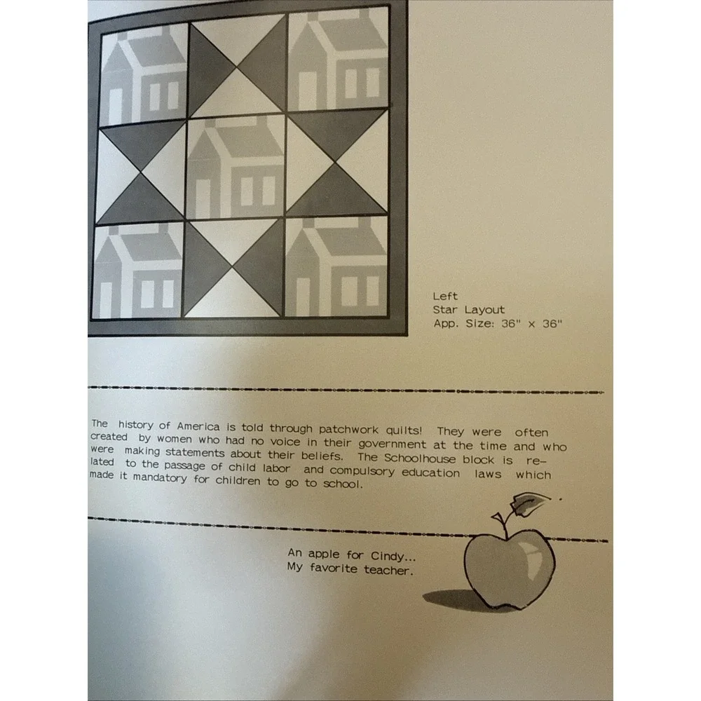 Eleanor Burns - Schoolhouse Wallhanging (Quilt in a Day Series) - 1988 Read Desc
